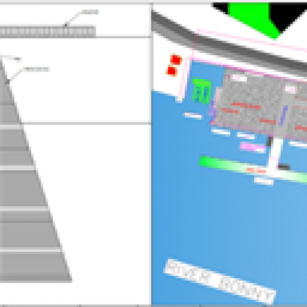 Design and Construction Supervision of Jetty at Port Harcourt, Rivers State. Jetty structure to accommodate 12 medium size Boats, 60m long berth / deck platform on pile foundation, steel-sheet pile earth-curtail wall, waiting hall, boatshed, car, park, et