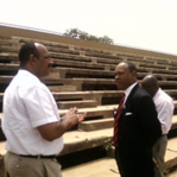 Design and Construction Supervision of Osogbo Zonal Stadium Project; components consisting of VIP Pavilion, Popular stands, Offices, Lockup Shops, Utility Complex, Main Bowl, Badminton, Hockey, Swimming Pool, Table and Lawn Tennis Courts and Stands, Lands
